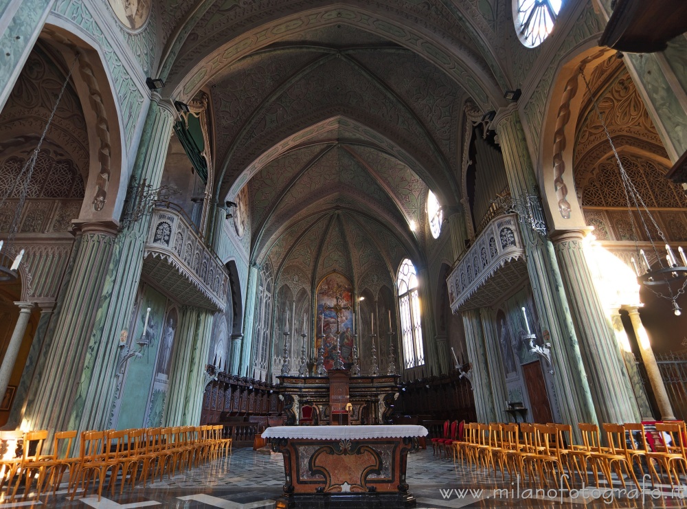 Biella (Italy) - Presbytery and apse of the Cathedral of Biella